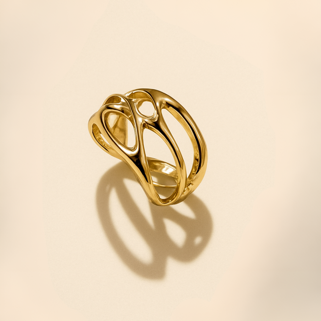 Zariva Anti-Tarnish Freeform Ring